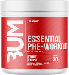 Raw Nutrition Cbum Essential Pre | Cu cafeină naturală [408 Grame] Fruit Punch