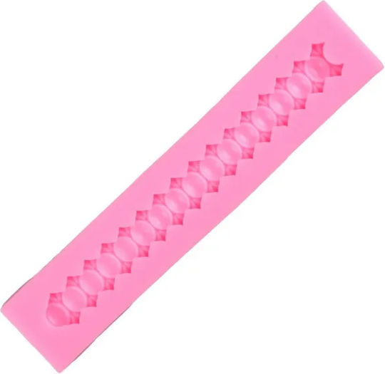Craftistico Καλούπι Σιλικόνης Μπορντούρα για Κερί / Πηλό / Σαπούνι / Υγρό Γυαλί