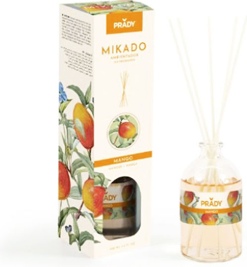 Prady Micado Парфюмиран парфюм за стая с пръчици 100ml Mango 08708