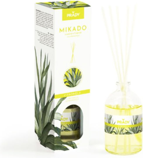 Prady Micado Αρωματικό Χώρου Με Sticks 100ml Σιτρονέλα 08757