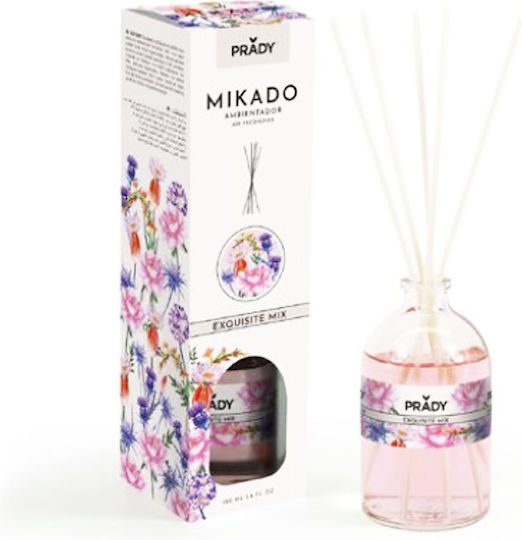 Prady Micado Αρωματικό Χώρου Με Sticks 100ml Exquisite Mix 09664