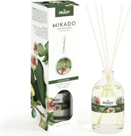 Prady Micado Парфюмиран аромат за стая с пръчици 100ml Фиг 08700