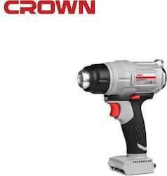 Crown CT60001HX Πιστόλι Θερμού Αέρα 18V Solo με Ρύθμιση έως 550°C