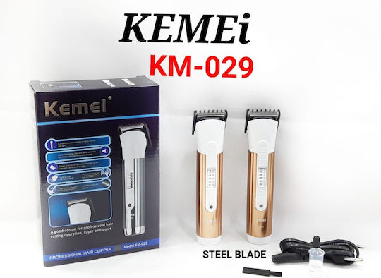 Kemei Professionell Wiederaufladbar Haarschneidemaschine KM-029