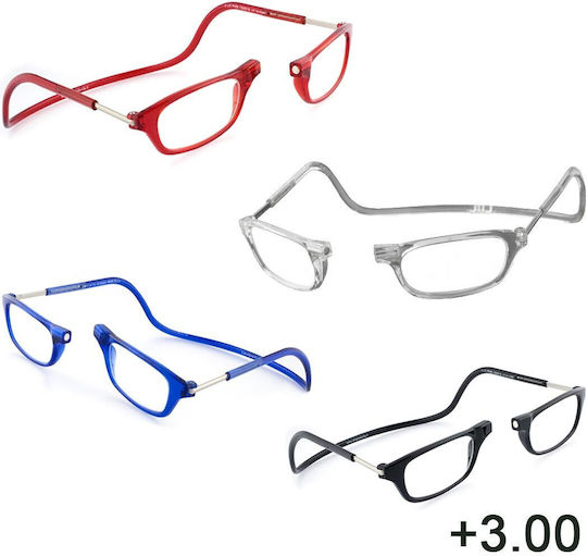 Safety Glasses with Magnification with Transparent Lenses 1pcs