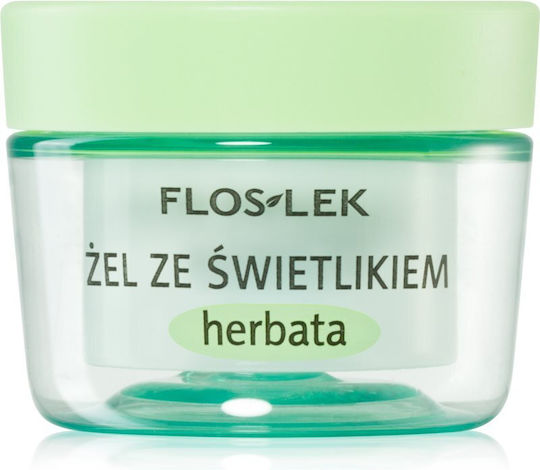 FlosLek Herbata Gel Ματιών για Ενυδάτωση , Μαύροι Κύκλοι & Σύσφιξη 10gr