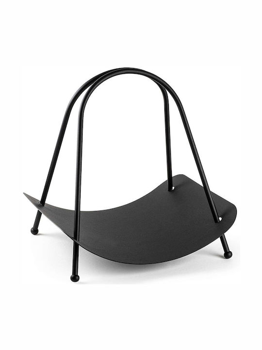 Aberto Design Metallisch Korb Holzlagerung 42x39x50cm