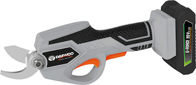 Daewoo Pruning Shears Battery with Maximum Cutting Diameter 28mm