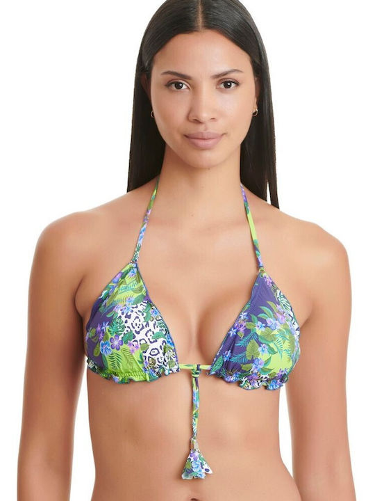 Erka Mare Bikini Τριγωνάκι Blue-lime