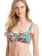 Bikinioberteile F-Cup Blumen Grünes