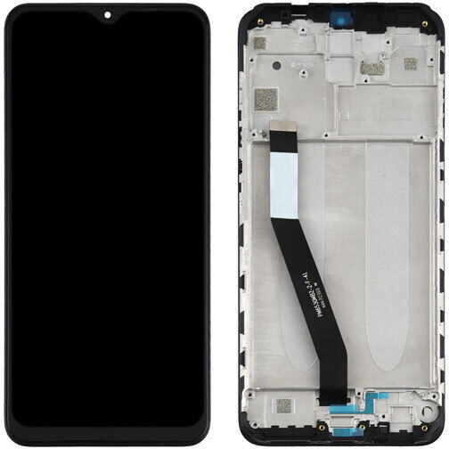 Screen with Touch Mechanism and Frame for Xiaomi Redmi 9 (Black)