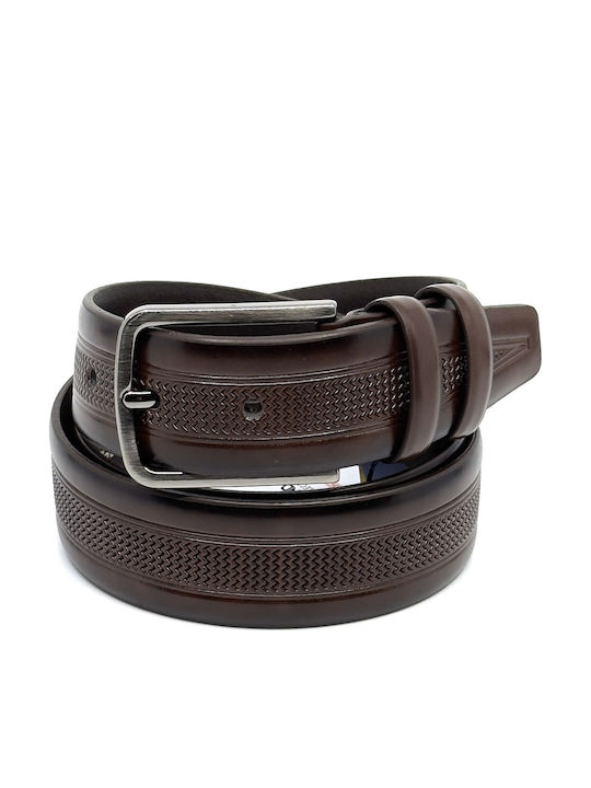 Legend Accessories Men's Belt Leather Brown