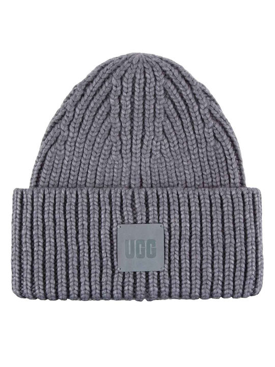 Beanie Unisex Σκούφος με Rib Πλέξη σε Γαλάζιο χρώμα