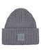 Beanie Unisex Σκούφος με Rib Πλέξη σε Γαλάζιο χρώμα