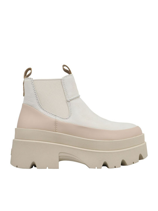 UGG Brisbane Δερμάτινα Γυναικεία Chelsea Μποτάκ...