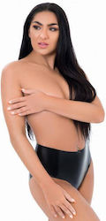 Open Latex Panties Me You Us Latex Crotchless Panty - Black