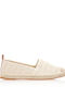 Din material textil Espadrile dama în culoarea Bej