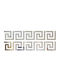 Self-adhesive Mirror For Interior Decor And Design, Versace Model, Premium Acrylic Pvc, Set Of 10 Pieces, 5 X 5 X 0.1 Cm, Original Deals