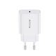 Rixus Charger Without Cable with USB-C Port 20W Power Delivery Whites (RX2021)