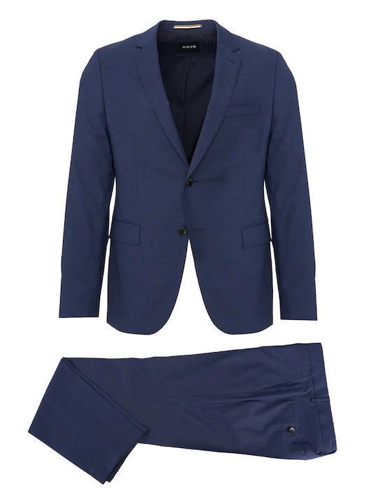 Hugo Boss Men's Suit Slim Fit Navy Blue