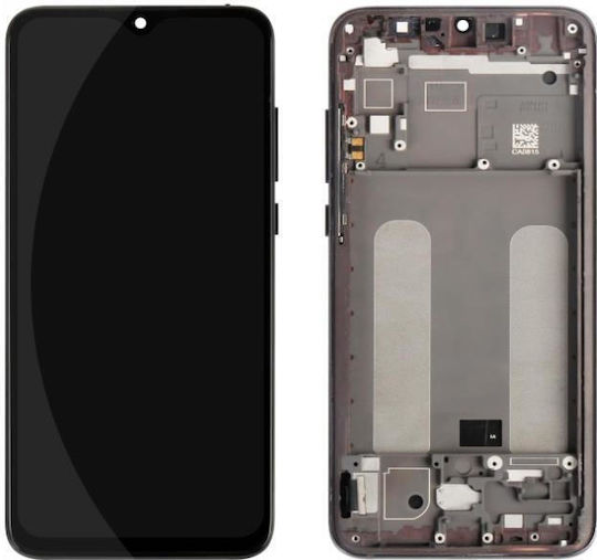 Xiaomi Οθόνη OLED Lcd Oled mit Touch-Mechanismus und Rahmen für Xiaomi Mi 9 Lite (Schwarz)