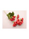 Artificial Geranium Flower Red 63cm