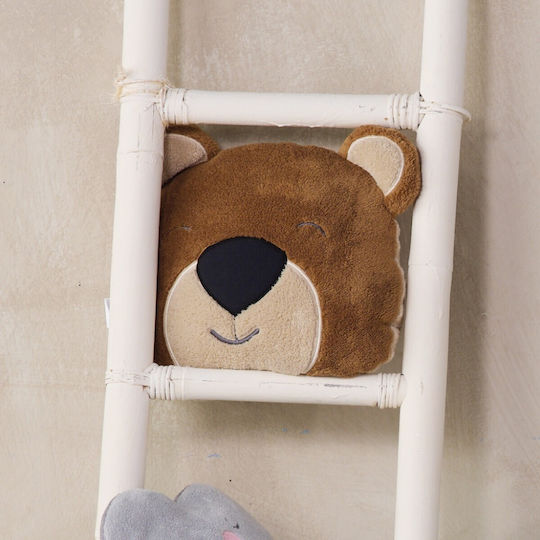 Kentia Παιδικό Διακοσμητικό Μαξιλάρι Oso Brownbeige Καφέ 40x40εκ.