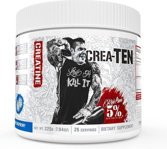 Rich Piana 5% Nutrition 5% Nutrition Crea-Ten Legendary Series Κρεατίνη με Γεύση Blue Raspberry 225gr