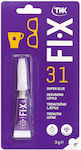 TKK Fix31 Liquid Glue Superglue 3gr