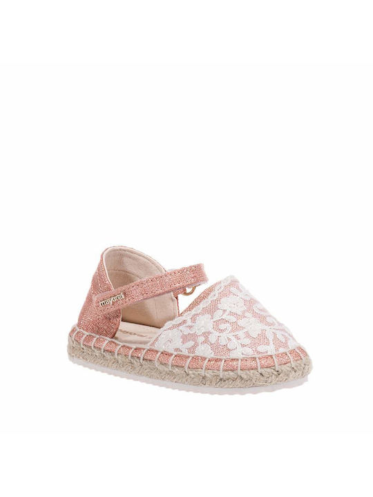 Mayoral Kids Espradrilles with Hoop & Loop Closure Pink