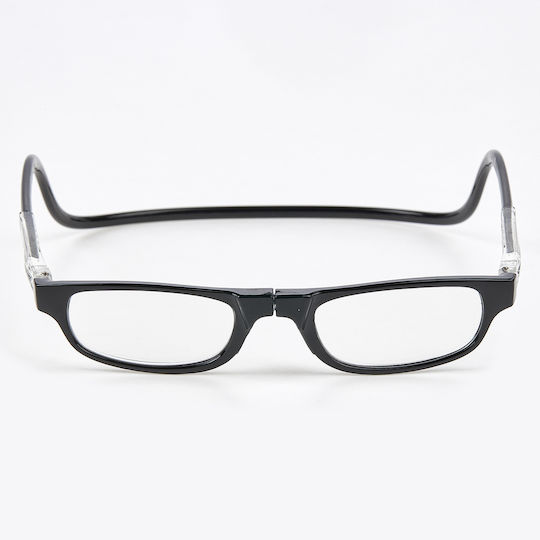 Reading Glasses +1.50 with Magnet in Black color AG-A008