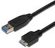 PremiumCord Regulär USB 3.0 auf Micro-USB-Kabel Schwarz 2m (ku3ma2bk) 1Stück