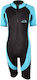 Fortis Kids Diving Playsuit with Zip Black 3mm