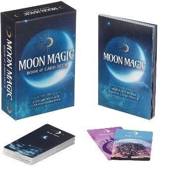 Moon Magic Book Card Deck Includes A 50-card Deck And A