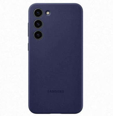 Samsung Umschlag Rückseite Silikon Blau (Galaxy S23+)
