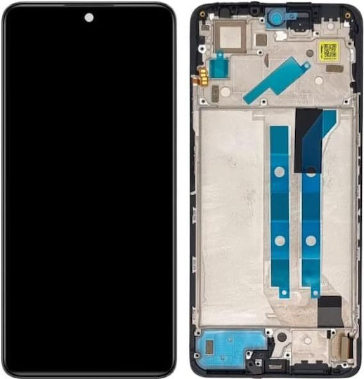 Ecran OLED și Mecanism Tactil cu Ramă Neagră pentru Xiaomi Redmi Note 12 Pro 4G OEM