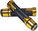 Rizoma Motorcycle Handlebars in Gold color