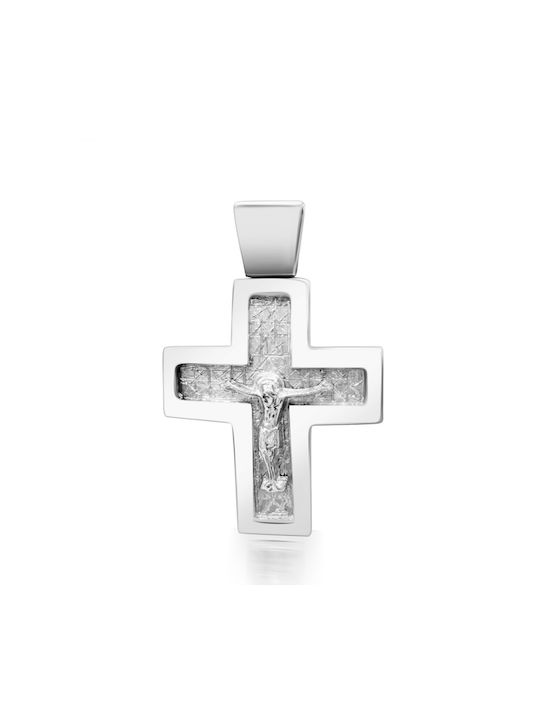 Chrilia White Gold Cross 14K