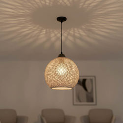 Pakketo Pwl-0967 Pendant Light Brown 23x23x22cm