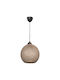 Pakketo Pwl-0967 Pendant Light Single-Light for Socket E27 Brown