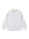 Kids Shirt Long Sleeve Linen Ecru