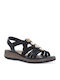 Women's Synthetic Leather Platform Shoes Black
