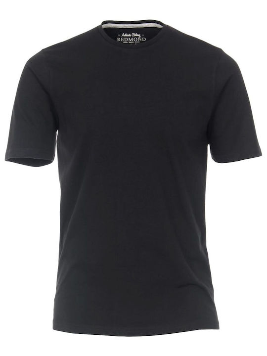 Redmond T-shirt Bărbătesc cu Mânecă Scurtă BLACK