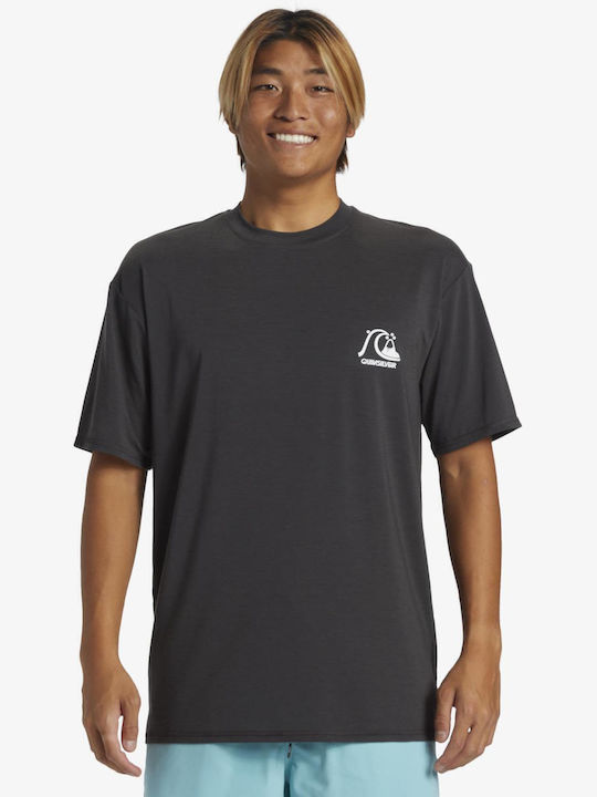 Quiksilver Surf Ανδρικό T-shirt Κοντομάνικο Γκρι