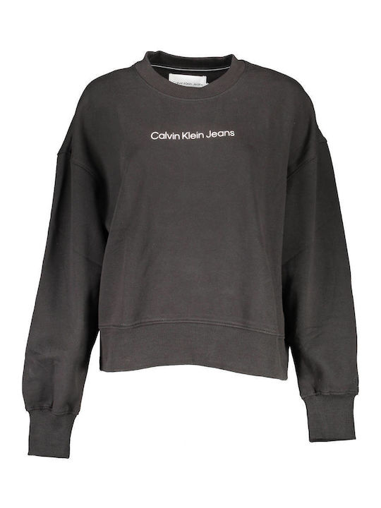 Calvin Klein Women's Long Sweatshirt Black