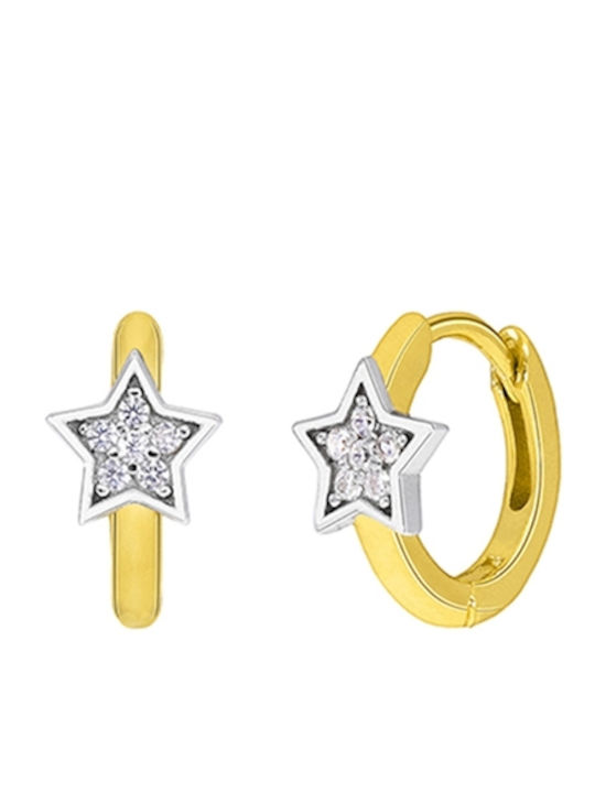 Kids Earrings Stars made of Silver