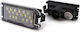 Φώτα Πινακίδας LED Fiat 500 Jeep Grand Cherokee / Compass / Patriot 2τμχ