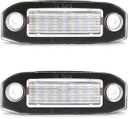 Φώτα Πινακίδας Led 12V για Volvo C70 / S40 / S60 / S80 / V50 / V60 / V70 / XC 60 / XC 70 / XC 90 2τμχ