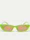 Le Specs Unisex Sunglasses with Green Plastic Frame and Brown Lens LSP2342213