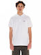 Polo Bluza Tricou Cu Mânecă Scurtă Albă